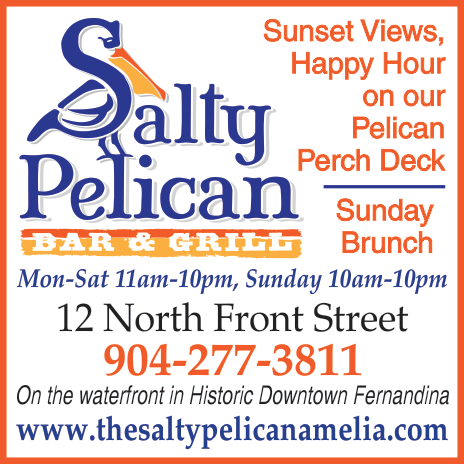 Salty Pelican Bar & Grill Print Ad